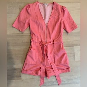 Like New, BCBGeneration pink women’s romper. X-Small. Only worn once.